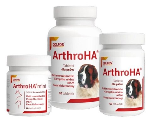 Arthro HA 90 tabletek - witaminy dla psa na stawy Arthro HA 90 tabletek - witaminy dla psa na stawy