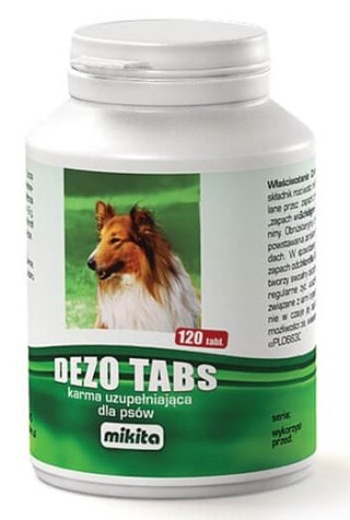 Mikita Dezotabs - Tabletki Neutralizujące Nieprzyjemne Zapachy u Psów (na cieczkę)