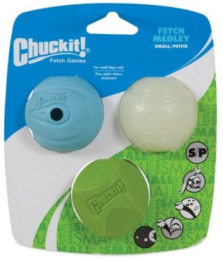 Chuckit! Fetch Medley Small 3pak piłka dla psa