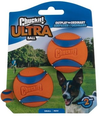 Chuckit! Ultra Ball Small dwupak Piłka super wytrzymała pływająca dla psa