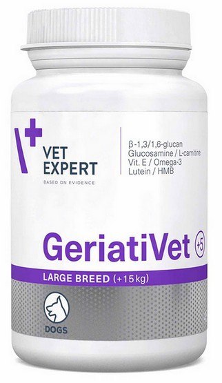 GeriatiVet Dog Large Breed - tabletki dla psa seniora (duże rasy) GeriatiVet Dog Large Breed - tabletki dla psa seniora (duże rasy)