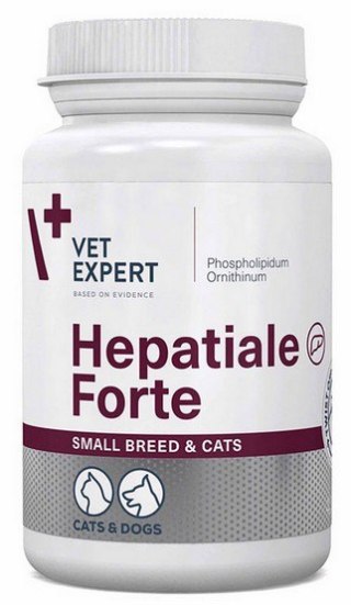 Hepatiale Forte 40 kapsułek na wątrobę dla psa i kota