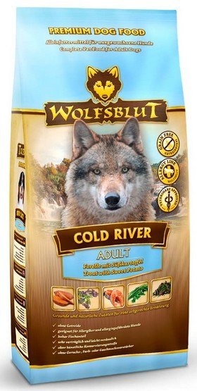 Wolfsblut Cold River karma dla psa 500g pstrąg bataty