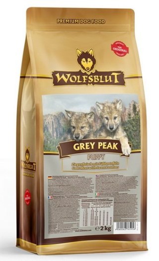 Wolfsblut Grey Peak Puppy karma dla szczeniaka 2kg koza bataty