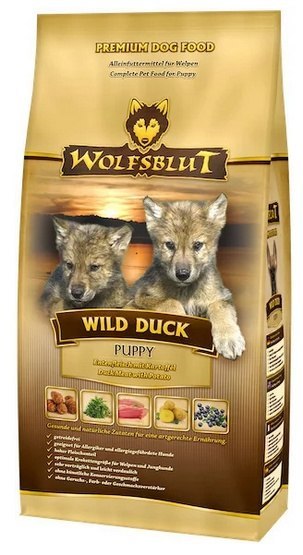 Wolfsblut Dog Wild Duck Puppy kaczka i bataty 2kg - dla szczeniaka