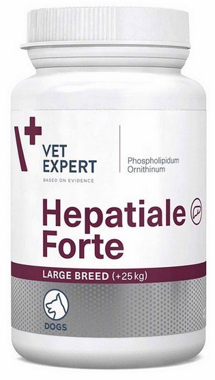 Hepatiale Forte Large Breed (duże psy) 40 tabl. na wątrobę dla psa