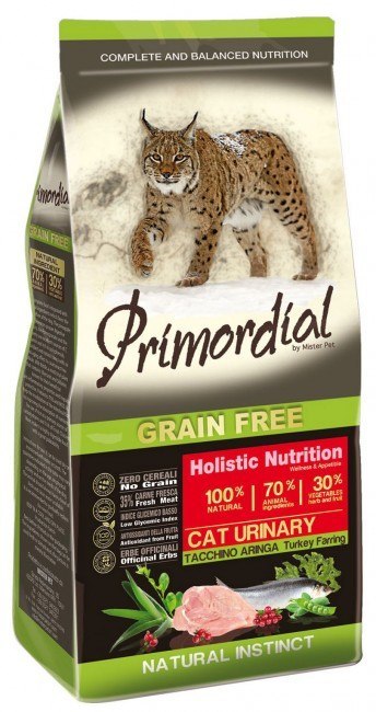 Primordial Cat Grain Free Urinary Turkey & Herring 6kg Primordial Cat Grain Free Urinary Turkey & Herring 6kg