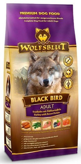 Wolfsblut Black Bird Adult karma dla psa 12,5kg indyk bataty