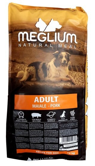 Meglium Dog Adult karma dla psa 14kg wieprzowina