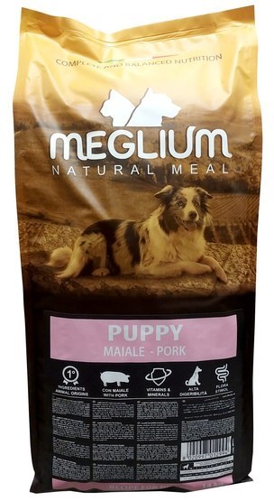Meglium Dog Puppy karma dla szczeniaka 14kg wieprzowina Meglium Dog Puppy karma dla szczeniaka 14kg wieprzowina