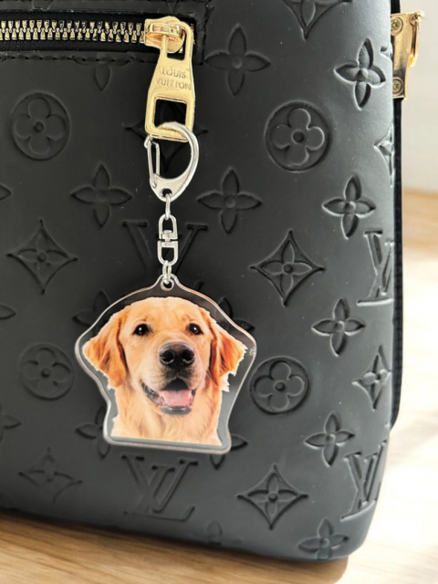 Brelok Golden Retriever Akrylowy Brelok Golden Retriever Akrylowy