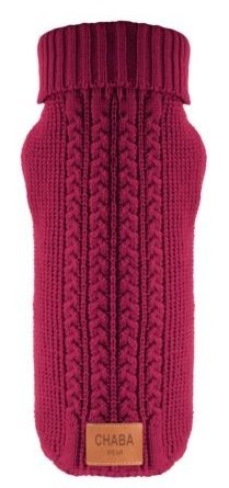 Sweter Golf dla psa Wear M bordo Chaba