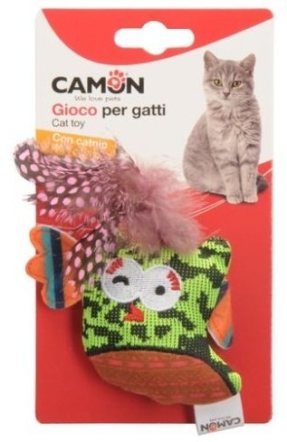 Camon Cat Toy Ptaszek z dzwonkiem i kocimietką 10cm Camon Cat Toy Ptaszek z dzwonkiem i kocimietką 10cm