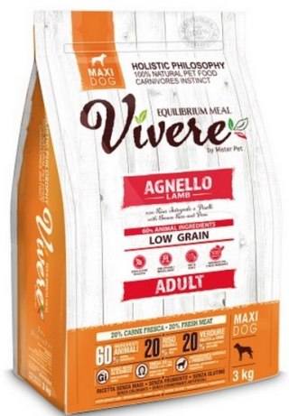 Vivere Dog Maxi Adult karma dla psa dużej rasy 3kg jagnięcina