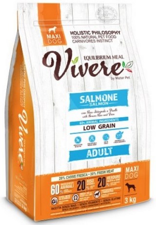 Vivere Dog Maxi Adult karma dla psa dużej rasy 3kg łosoś