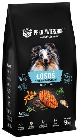 Paka Zwierzaka Seventh Heaven karma dla psa 9kg łosoś ryby