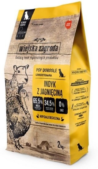 Wiejska Zagroda karma dla psa 2kg indyk jagnięcina
