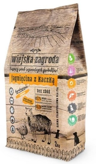 Wiejska Zagroda karma dla psa 2kg jagnięcina kaczka