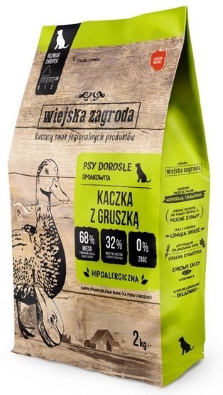 Wiejska Zagroda karma dla psa 2kg kaczka gruszka