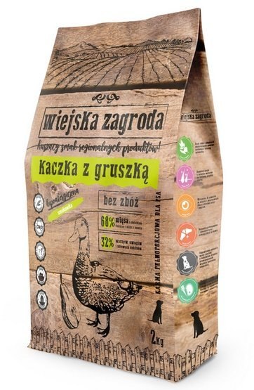 Wiejska Zagroda karma dla psa 2kg kaczka gruszka Wiejska Zagroda karma dla psa 2kg kaczka gruszka