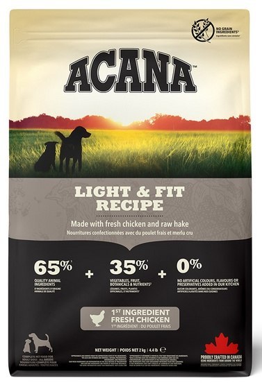 Acana Light & Fit Dog 2kg Acana Light & Fit Dog 2kg