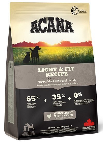 Acana Light & Fit Dog 2kg Acana Light & Fit Dog 2kg