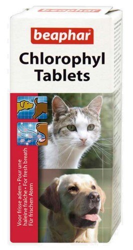 Beaphar Chlorophyl Tablets - tabletki na zapach z pyska psa i kota/na zapach cieczki