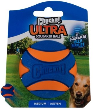 Chuckit! Ultra Squeaker Ball Medium Piłka piszcząca super wytrzymała dla psa