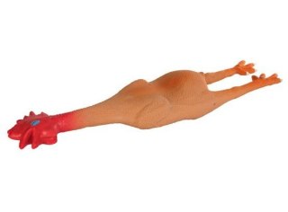 Trixie zabawka kurczak dla psa lateksowy piszczący 43cm