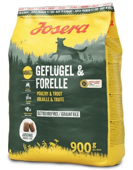 Josera Geflugel & Forelle 900g Josera Geflugel & Forelle 900g