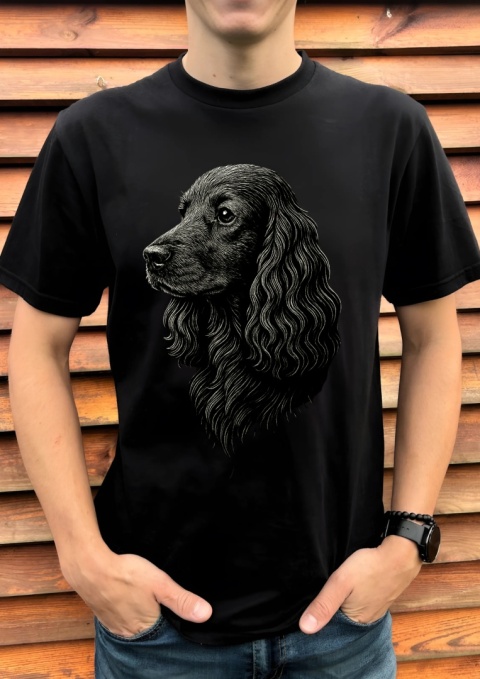 Koszulka Cocker Spaniel Damska Męska Personalizowana Koszulka Cocker Spaniel Damska Męska Personalizowana