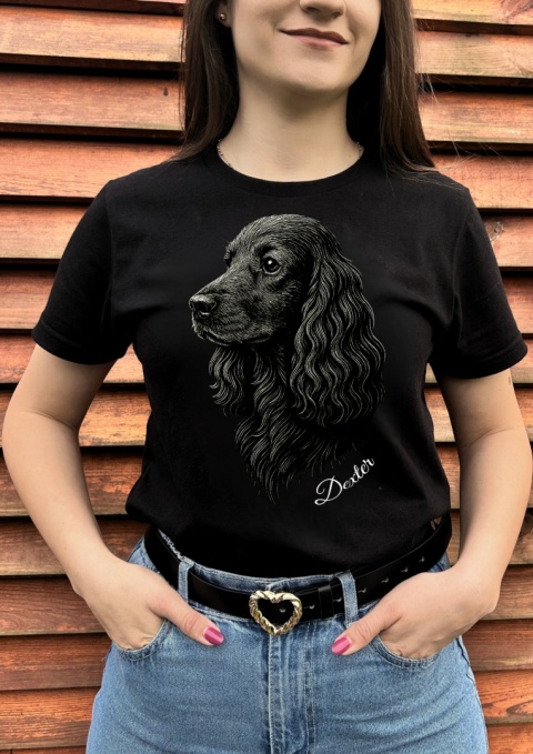 Koszulka Cocker Spaniel Damska Męska Personalizowana Koszulka Cocker Spaniel Damska Męska Personalizowana