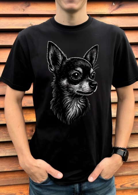 Koszulka Chihuahua Damska Męska Personalizowana Koszulka Chihuahua Damska Męska Personalizowana