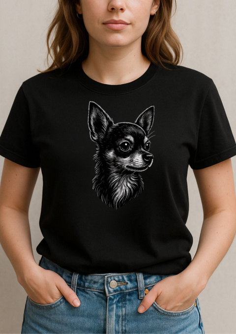 Koszulka Chihuahua Damska Personalizowana Koszulka Chihuahua Damska Personalizowana
