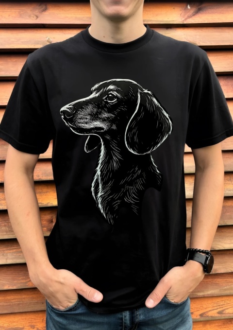 Koszulka Jamnik Damska Męska Personalizowana Koszulka Jamnik Damska Męska Personalizowana