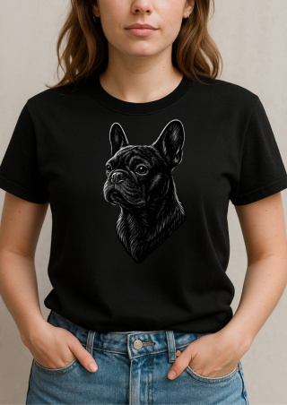 Koszulka Buldog Francuski Damska Personalizowana