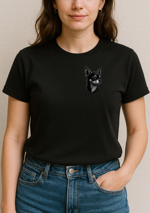 Koszulka Chihuahua Damska Personalizowana Koszulka Chihuahua Damska Personalizowana