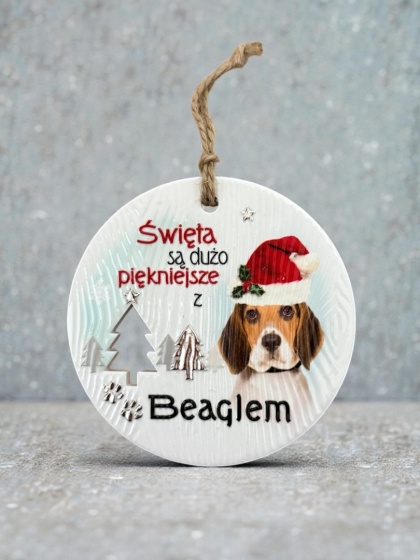 Bombka zawieszka Beagle