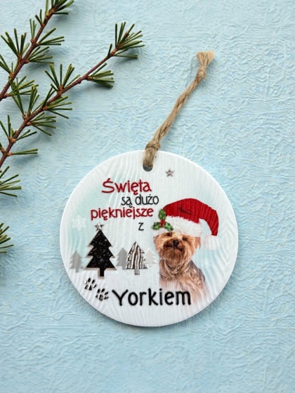 Bombka zawieszka Yorkshire Terrier