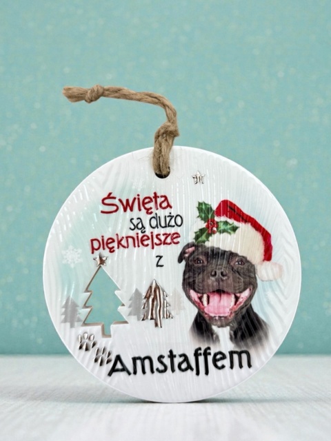 Bombka zawieszka Amstaff