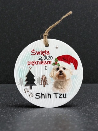 Bombka zawieszka Shih Tzu