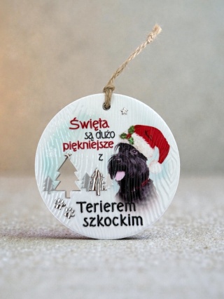 Bombka zawieszka Terier Szkocki