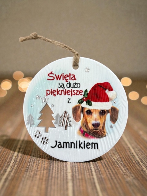 Bombka zawieszka Jamnik