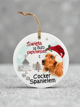 Bombka zawieszka Cocker Spaniel