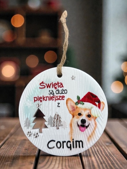 Bombka zawieszka Corgi