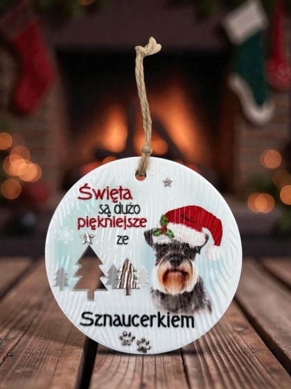 Bombka zawieszka Sznaucer