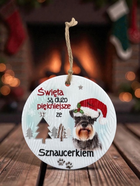 Bombka zawieszka Sznaucer
