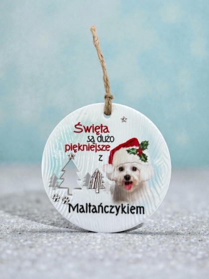 Bombka zawieszka Maltańczyk