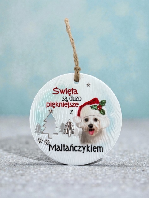 Bombka zawieszka Maltańczyk