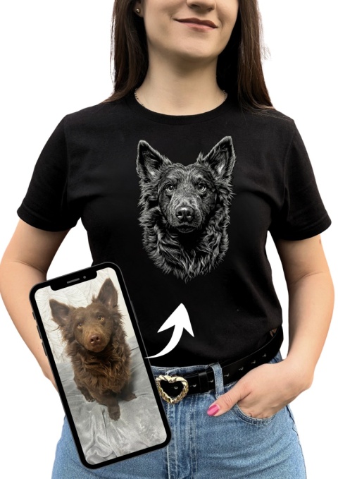 Koszulka z Twoim Psem ze zdjęcia